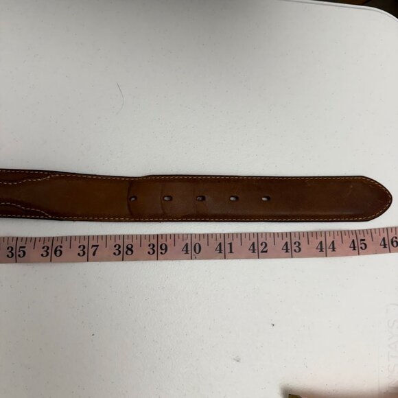 Silver Creek Classics Men\'s Dress Belt Sz 40 Brown Leather 53709 Western Cowboy main image 4